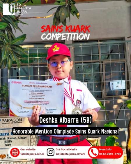 Honorable Mention National Kuark Science Olympiad 2026